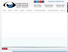 Tablet Screenshot of laconiaeye.com
